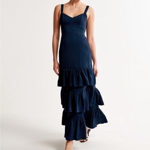 Abercrombie Ruffle Tiered Maxi Dress